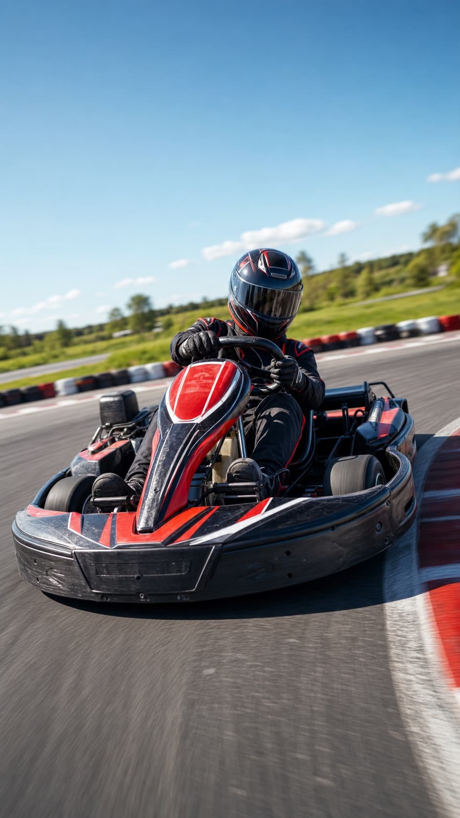 Exempel på en kampanj-TikTok från en gokart-upplevelse